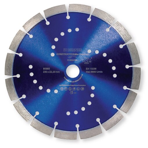 Diamanttrennscheibe Constructionline Premium Matrix 115x22,2 mm